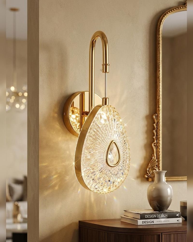 Crystal teardrop — Wall Lights E2216